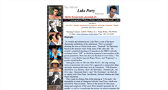 Desktop Screenshot of lukeperry.com